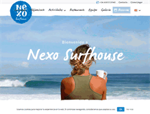 Tablet Screenshot of nexosurfhouse.com